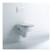 Duravit WC suspendu, cuvette à chasse profonde D-Code Compact 35x48 cm, 6 l, blanc-3