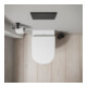 Duravit WC suspendu, cuvette à chasse profonde D-Code sans abaissement, avec siège WC, sans rebord, blanc