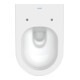 Duravit WC suspendu, cuvette à chasse profonde D-Neo avec abattant, Rimless, blanc-4