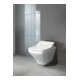 Duravit WC suspendu, cuvette à chasse profonde DuraStyle 37,6x62 cm, 4,5 l, sans bride, blanc