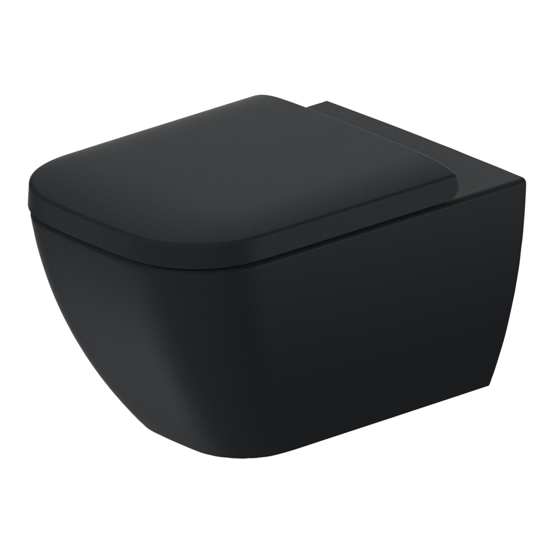 Duravit WC suspendu, cuvette à chasse profonde Happy D.2 36,5x54 cm, 4,5 l, sans bride, anthracite HygGlaze