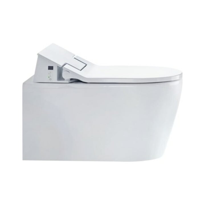 Duravit WC suspendu, cuvette à chasse profonde Me by Starck 37,3x57cm, 4,5 l, sans rebord, blanc