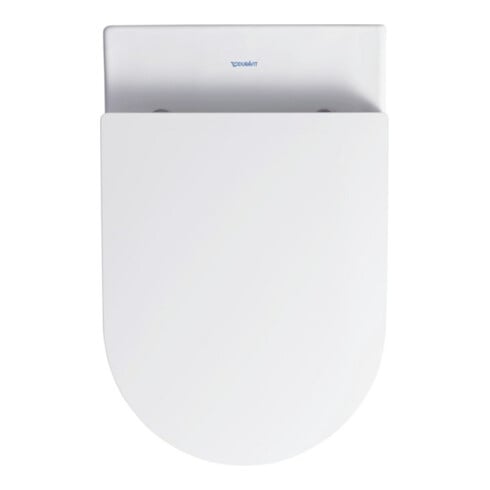 Duravit WC suspendu, cuvette à chasse profonde Me by Starck 37x57cm, 4,5 l, sans bride, blanc WonderGliss