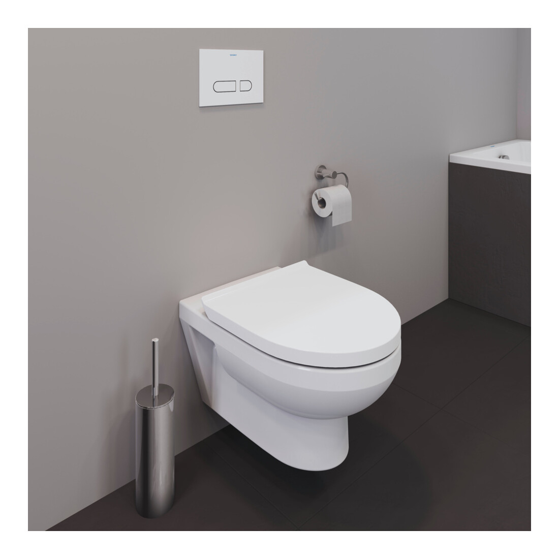 Duravit WC suspendu, cuvette à chasse profonde No. 1 36,5x54 cm, Rimless, blanc