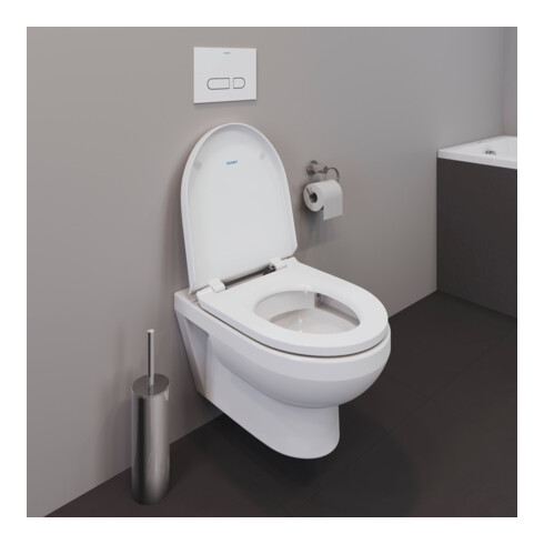 Duravit WC suspendu, cuvette à chasse profonde No. 1 36,5x54 cm, Rimless, blanc