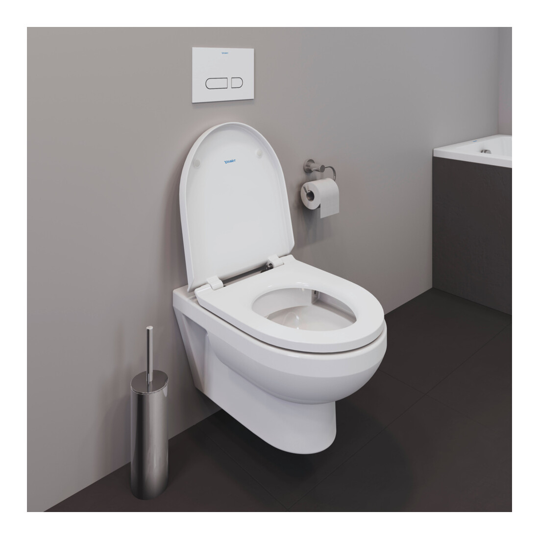 Duravit WC suspendu, cuvette à chasse profonde No. 1 36,5x54 cm, Rimless, blanc