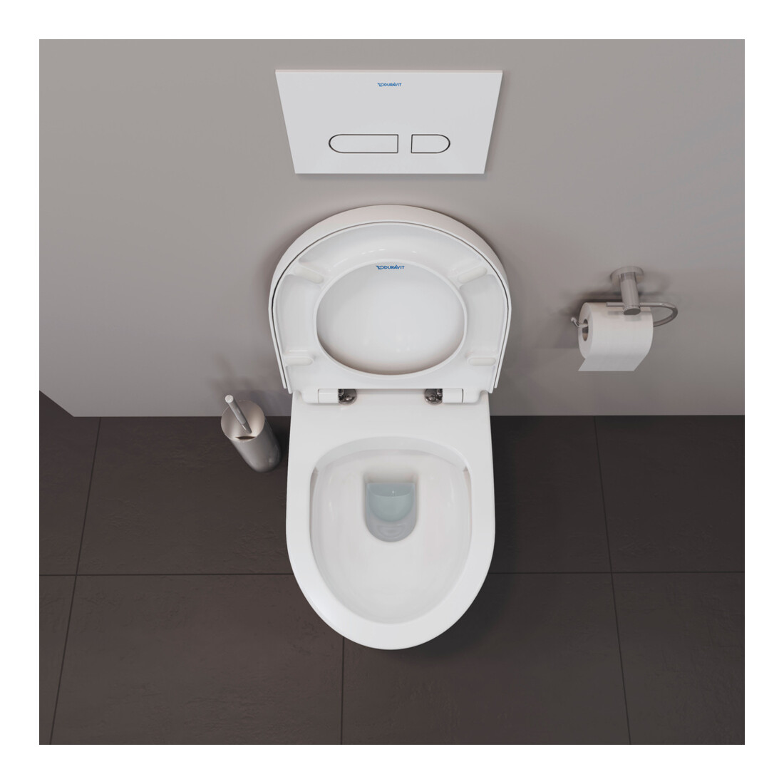 Duravit WC suspendu, cuvette à chasse profonde No. 1 36,5x54 cm, Rimless, blanc