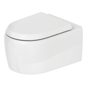 Duravit WC suspendu, cuvette à chasse profonde Qatego 38,5x57 cm, 4 l, blanc brillant