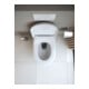 Duravit WC suspendu, cuvette à chasse profonde Qatego 38,5x57 cm, 4 l, blanc brillant
