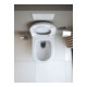 Duravit WC suspendu, cuvette à chasse profonde Qatego 38,5x57 cm, 4 l, blanc brillant