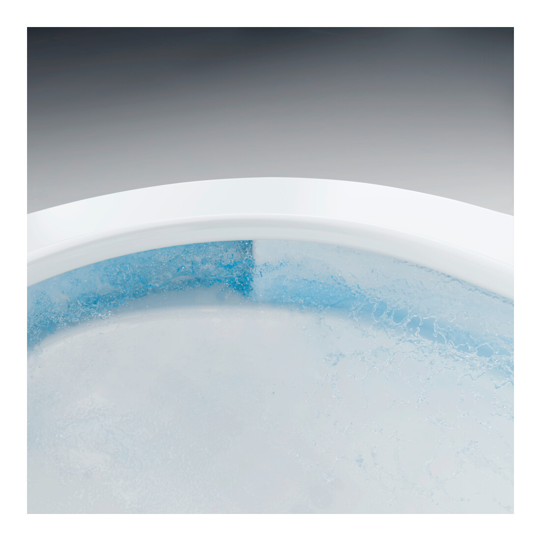 Duravit WC suspendu, cuvette à chasse profonde Set HygFlush Me by Starck avec abattant, blanc mat soyeux Hygieneglaze