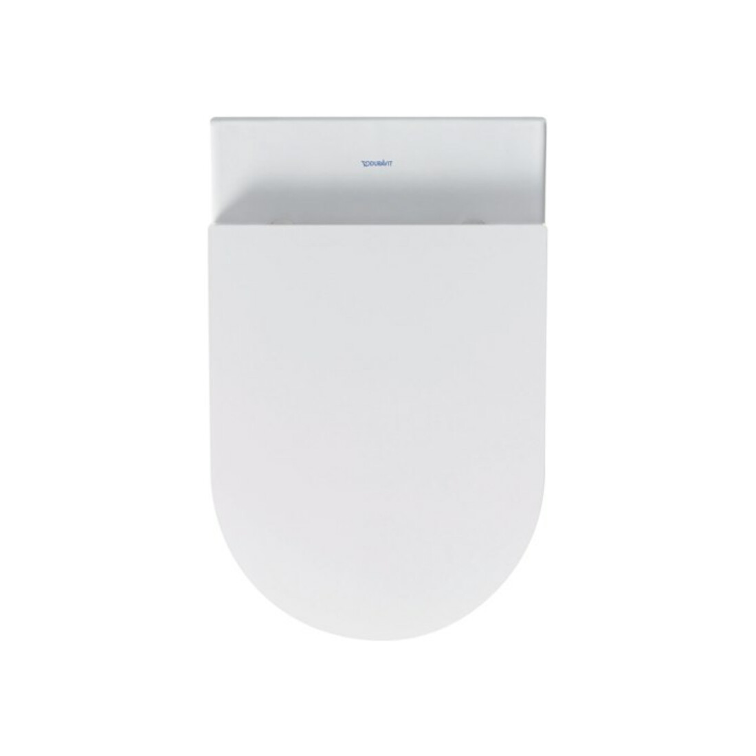 Duravit WC suspendu, cuvette à chasse profonde Set Me by Starck avec abattant, Rimless, blanc