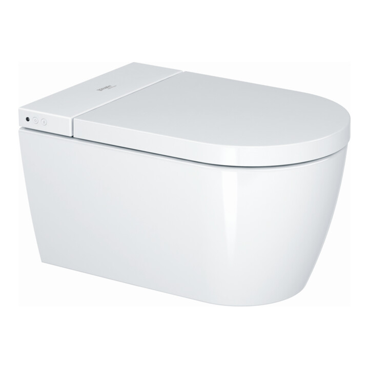 Duravit WC suspendu, cuvette à chasse profonde St. Plus Compact 37,8x57,5cm, avec confort, sans rebord, blanc