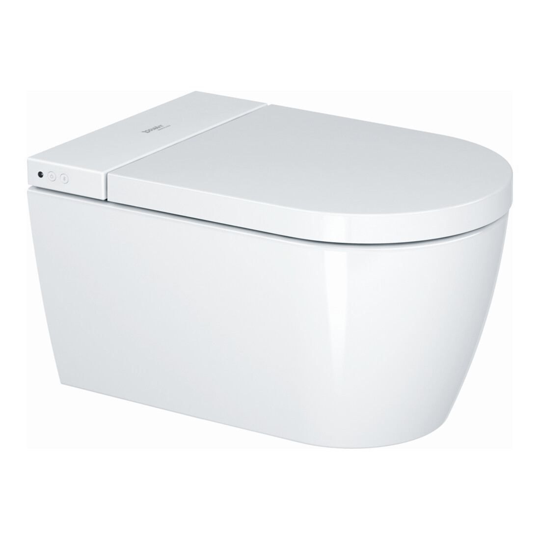 Duravit WC suspendu, cuvette à chasse profonde St. Plus Compact 37,8x57,5cm, avec confort, sans rebord, blanc
