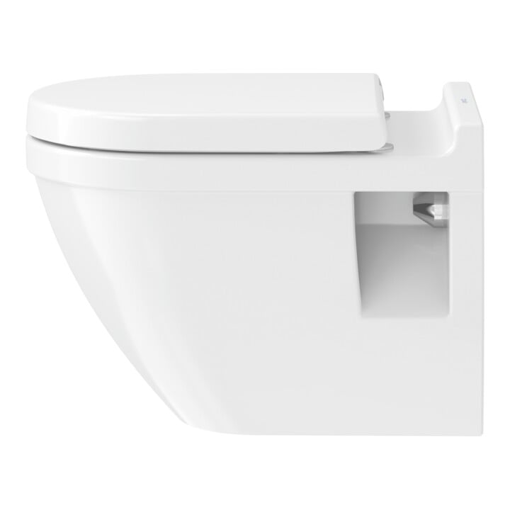 Duravit WC suspendu, cuvette à chasse profonde Starck 3 36,5x54,5 cm, 6 l, entraxe 23 cm, blanc
