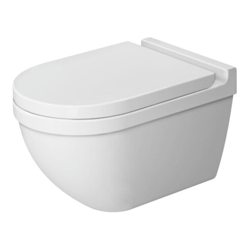 Duravit WC suspendu, cuvette à chasse profonde Starck 3 36,5x54 cm, 4,5 l, blanc