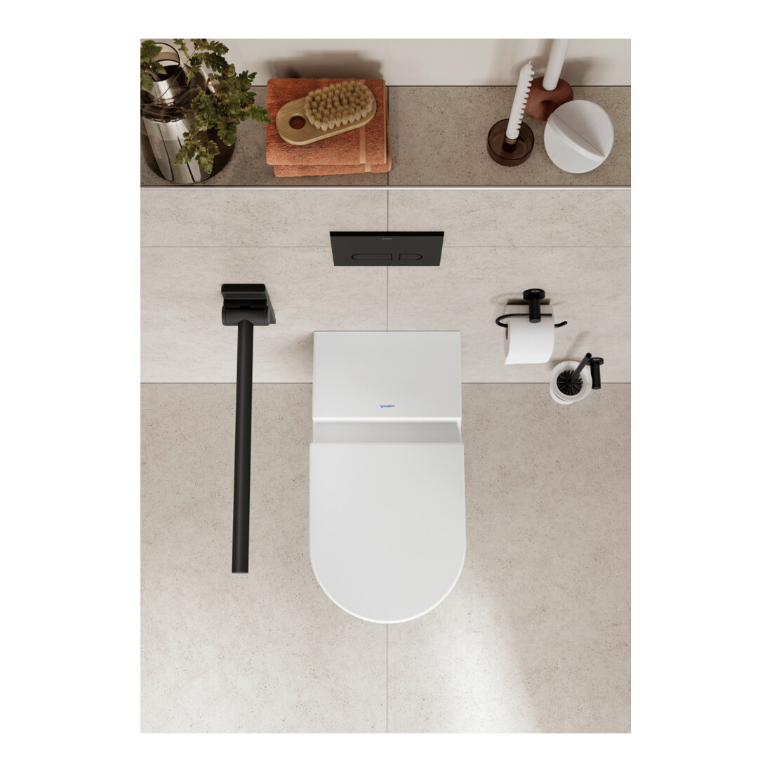 Duravit WC suspendu, cuvette à chasse profonde Starck 3 Vital 37x70 cm, 6 l, accessible, blanc