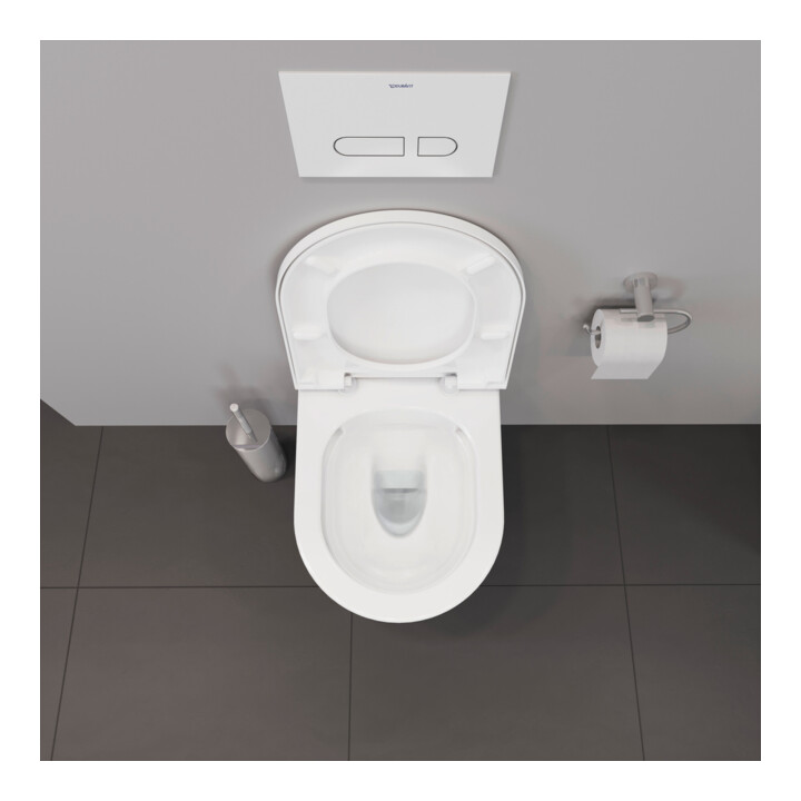 Duravit WC suspendu, cuvette profonde Compact D-Neo 37x48 cm, 4,5 l, sans rebord, blanc