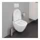 Duravit WC suspendu, cuvette profonde Compact D-Neo 37x48 cm, 4,5 l, sans rebord, blanc