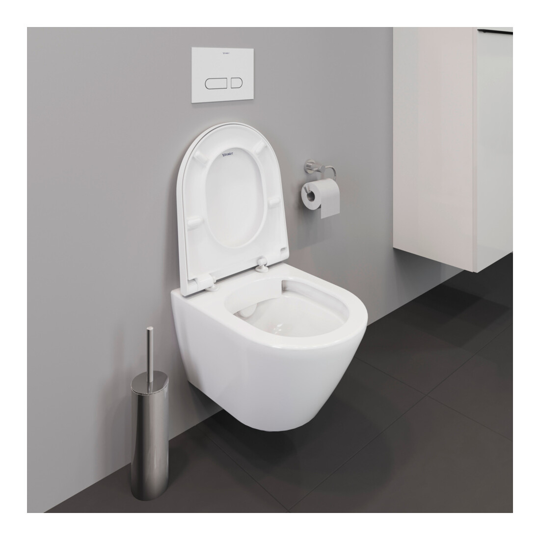 Duravit WC suspendu, cuvette profonde Compact D-Neo 37x48 cm, 4,5 l, sans rebord, blanc