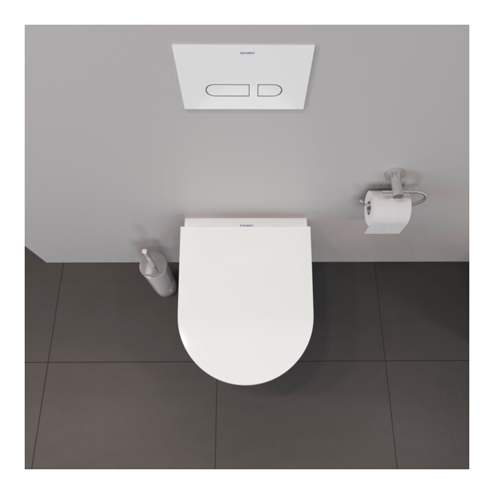 Duravit WC suspendu, cuvette profonde Compact D-Neo 37x48 cm, 4,5 l, sans rebord, blanc
