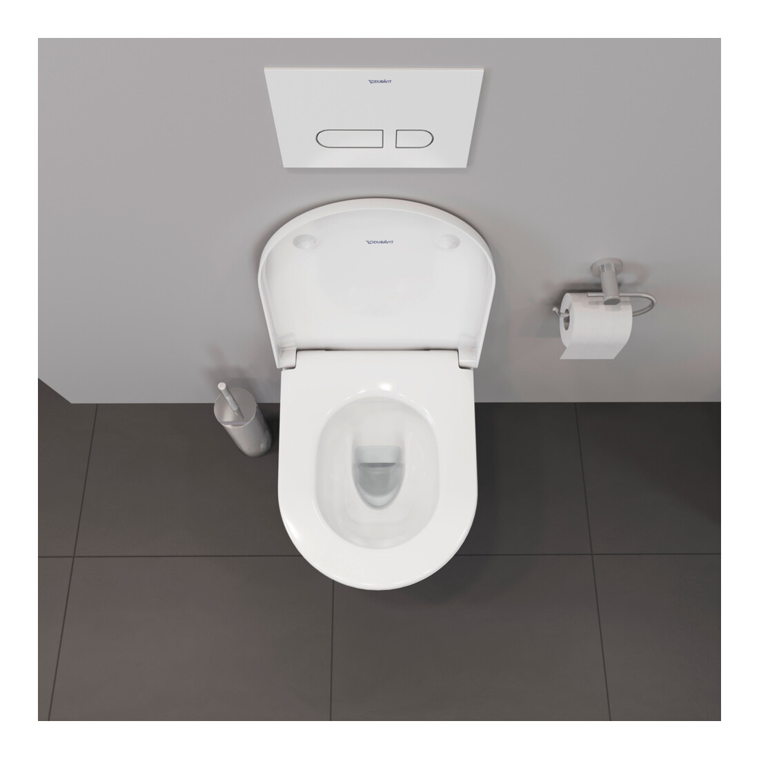 Duravit WC suspendu, cuvette profonde Compact D-Neo 37x48 cm, 4,5 l, sans rebord, blanc
