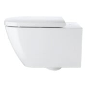 Duravit WC suspendu, cuvette profonde Happy D.2 36,5x54 cm, 4,5 l, sans bride, blanc WonderGliss