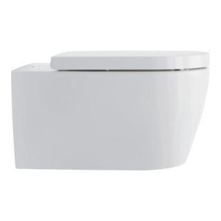 Duravit WC suspendu, cuvette profonde Me by Starck 37x57 cm, 4,5 l, sans rebord, blanc