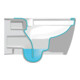 Duravit WC suspendu, cuvette profonde Me by Starck 37x57 cm, 4,5 l, sans rebord, blanc