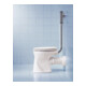 Duravit WC suspendu Duraplus Bambi 30x39 cm, 6,0 l, sortie horizontale, pour enfants, blanc-2