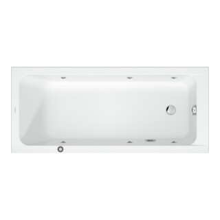 Duravit Whirlwanne 2.0 D-Code 160x70cm, EB-Version, 1 RS, we., J Proj.