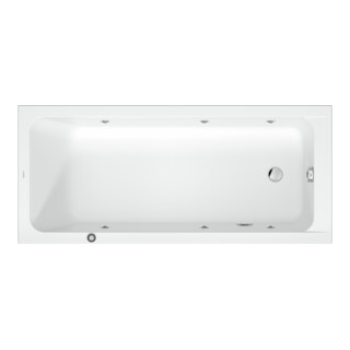 Duravit Whirlwanne 2.0 D-Code 170x75cm, EB-Version, 1 RS, we., J Proj.