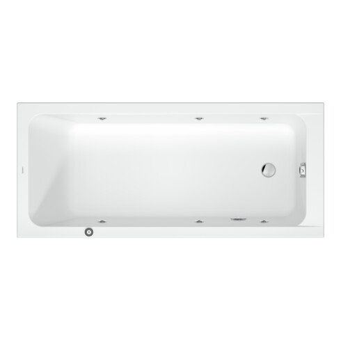 Duravit Whirlwanne 2.0 D-Code 170x75cm, EB-Version, 1 RS, we., J Proj.