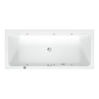 Duravit Whirlwanne 2.0 D-Code 180x80cm, EB-Version, 2 RS, we., J Proj.