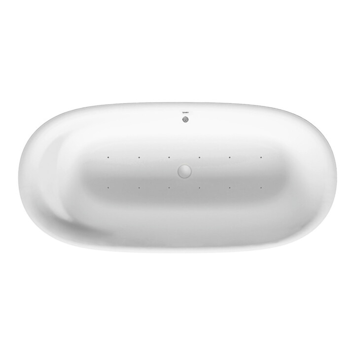 Duravit Whirlwanne Cape Cod 185,5x88,5mm, frei., 2 RS, we., Air-Sys