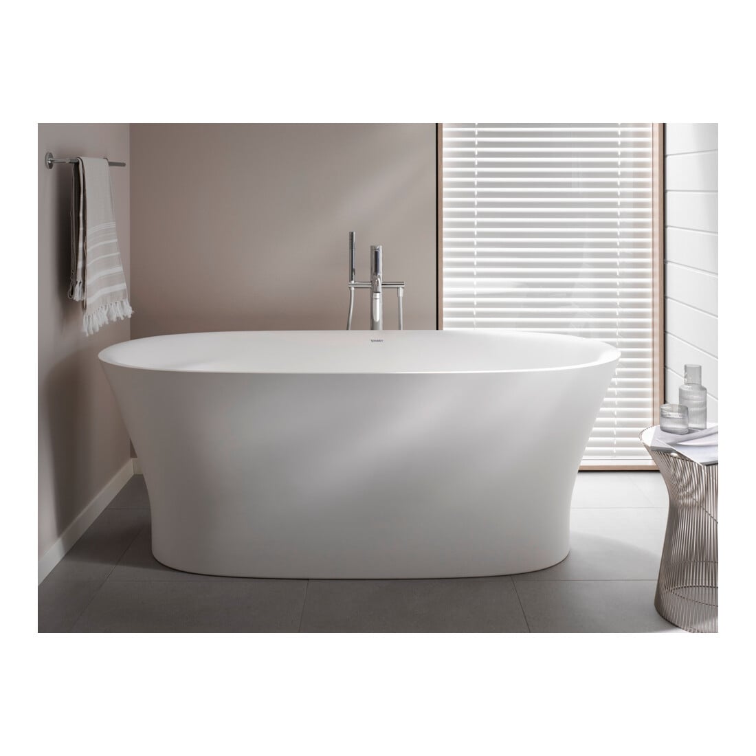 Duravit Whirlwanne Cape Cod 185,5x88,5mm, frei., 2 RS, we., Air-Sys