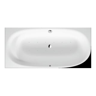 Duravit Whirlwanne Cape Cod 190x90cm, Eck li, 1 RS, weiß, Air-System
