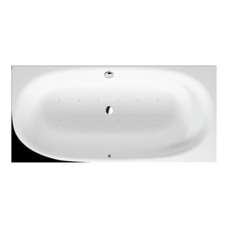 Duravit Whirlwanne Cape Cod 190x90cm, Eck re, 1 RS, weiß, Air-System