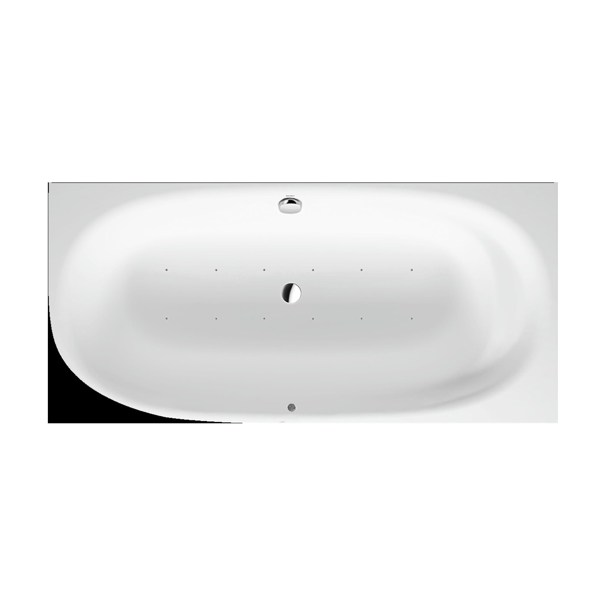 Duravit Whirlwanne Cape Cod 190x90cm, Eck re, 1 RS, weiß, Air-System