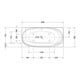 Duravit Whirlwanne Cape Cod 190x90cm, Eck re, 1 RS, weiß, Air-System