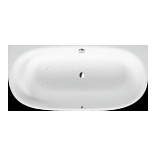 Duravit Whirlwanne Cape Cod 190x90cm, Vorw., 1 RS, weiß, Air-System