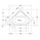 Duravit Whirlwanne D-Code 140x140cm, E, EB-Vers, 2 RS, w, J Proj.-4