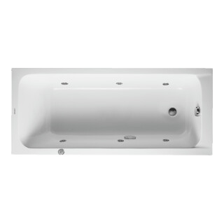 Duravit Whirlwanne D-Code 160x70cm, EB-Version, 1 RS, we., J Proj.