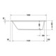 Duravit Whirlwanne D-Code 160x70cm, EB-Version, 1 RS, we., J Proj.-4