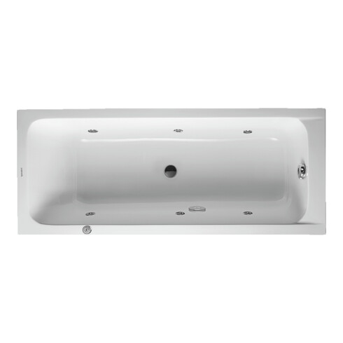 Duravit Whirlwanne D-Code 170x70cm, EB-Version, 1 RS, we., J Proj.