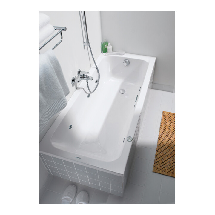 Duravit Whirlwanne D-Code 170x70cm, EB-Version, 1 RS, we., J Proj.