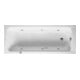 Duravit Whirlwanne D-Code 170x70cm, EB-Version, 1 RS, we., J Proj.-1