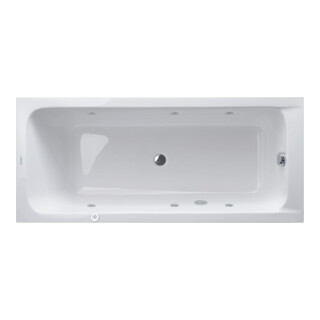 Duravit Whirlwanne D-Code 180x80cm, EB-Version, 2 RS, we., J Proj.