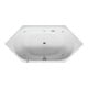Duravit Whirlwanne D-Code 190x90 m, 6-eck, EB-Vers, we., J Proj.-1