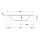 Duravit Whirlwanne D-Code 190x90 m, 6-eck, EB-Vers, we., J Proj.-3